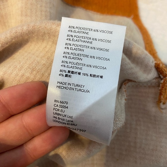 ANTHROPOLOGIE Orange Oversized Fleece Theresa Tunic - Picture 8 of 9